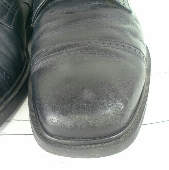 <$> SOLD <$>             Rockport Dressport Captoe Oxfords Blk Leather 11XW - Picture 8 of 8